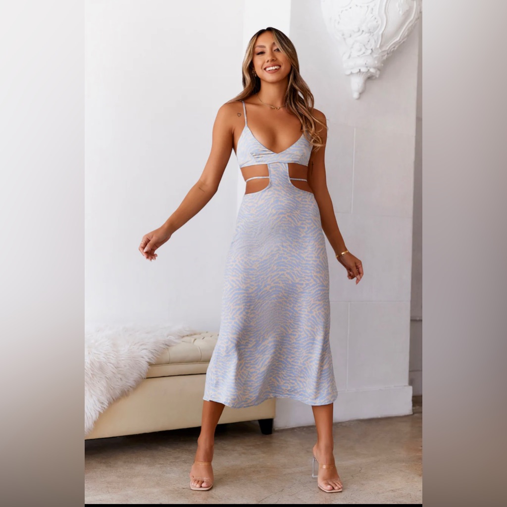 Hello Molly Glowing Suns Midi Dress